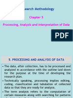 Chapter 5 Scientific Research Methods Processing, Analysis and