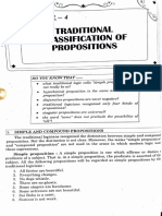 Traditional Classification of Propositions