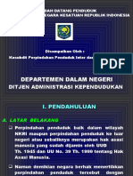 Proses Pendaftaran Pindah Datang Penduduk