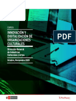 Brochure Curso Innovación Digitalización