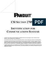 Csi S 270553 I C S: Ection Dentification FOR Ommunications Ystems