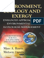 Environment, Ecology and Exergy Enhanced Approaches To Environmental and Ecological Management