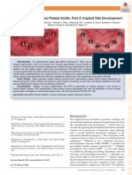 Case Series: Focus On Epithelialized Palatal Grafts. Part 2: Implant Site Development