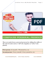 Compound Personal Pronoun: Class 1 (B)