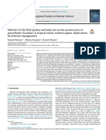 Influence of The Flesh Quality and Body Size On The Auction - 2019 - Regional ST PDF