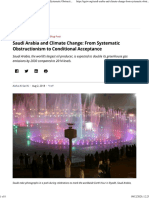 AGSIW - Saudi Arabia and Climate Change - From Systematic Obstructionism To Conditional Acceptance PDF