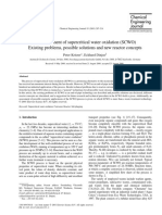 An Assessment of Supercritical Water Oxidation (SCWO) Existing Problems, Possible Solutions and New Reactor Concepts