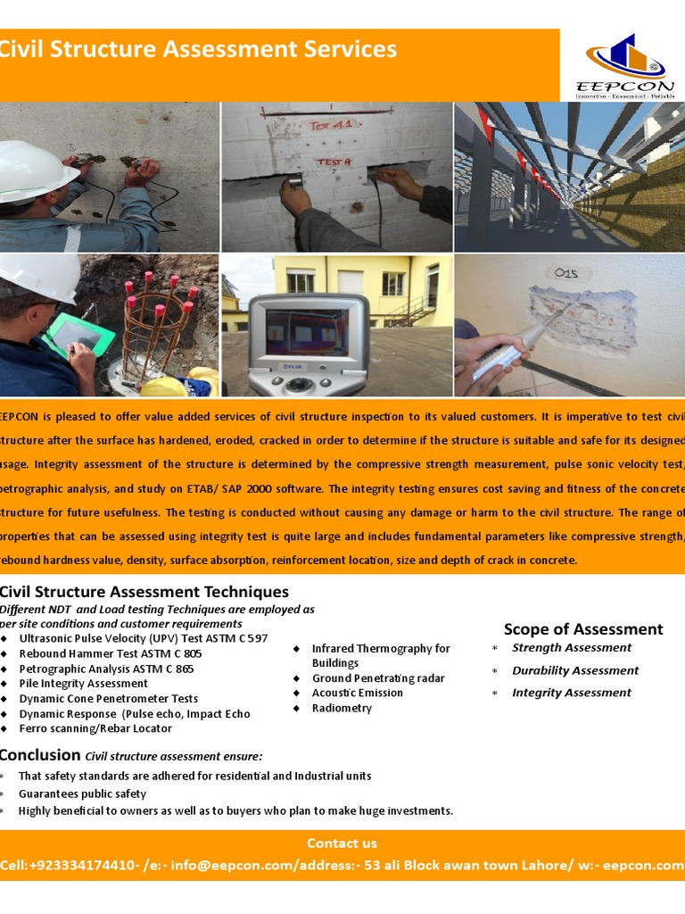 Civil Structure Integrity Assessment Services | PDF