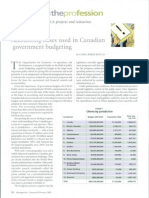 News The: Accounting Bases Used in Canadian Government Budgeting