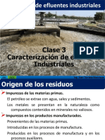 Clase 3 Caracterización de Los Efluentes Industriales PDF