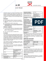 TDS Fosroc Nitofoam 45 India PDF