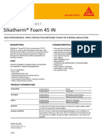 Sikatherm® Foam 45 IN: Product Data Sheet