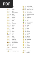 ASCII Emoticons | PDF | Symbols | Text