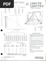 Omega Lighting L6001-L6002 TW & TWD INC A-Lamp Lensed Downlight Spec Sheet 9-85