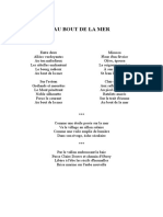 Au Bout de La Mer PDF