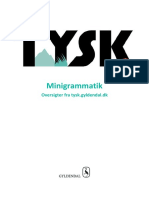 Minigrammatik Tysk