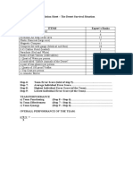 Sheet 2 Desert Survival - Score Expert Sheet