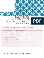 Emergency Assessment in Pediatric Advanced Life Support