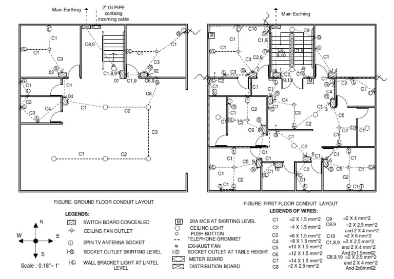 Dual Conduit Layout PDF PDF Equipment Electrical Engineering