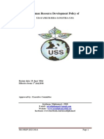 USS HRD Policy Revised 2016