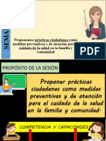Proponemos Prácticas Ciudadanas Como Medidas Preventivas y de Atención para El Cuidado de La Salud en La Familia y Comunidad 1ros
