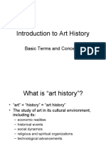 Introduction To Art History: Basic Terms and Concepts