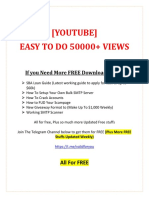 (Youtube) Easy To Do 50000+ Views: If You Need More FREE Downloads Like