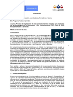Circular 007 Comunicacion legalizacion agendas tutores PTA Ciclo II 31jul2020