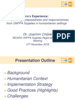 Nigeria's Experience On Delivering FP in Humanitarian/Fragile Contexts