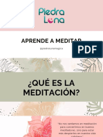 Taller Aprende A Meditar