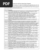 Trade Concessions Announced by EU