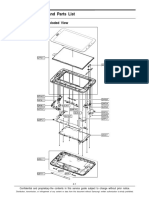 Cell phone exploded view and parts