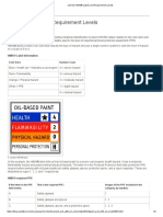 OSHA PPE Codes and HMIS Chart | PDF