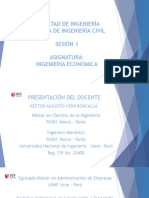 Ing. Económica - Sesión 1 PDF