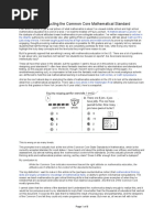 Deconstructing The Common Core Mathematical Standard