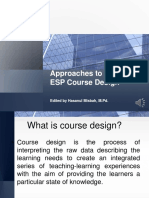 Approaches to ESP Course Design