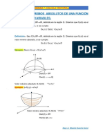 Semana 7 PDF Calculo Vect Val Extremos de Func de Dos y Tres Variables