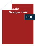 Basic Design TOR Summary