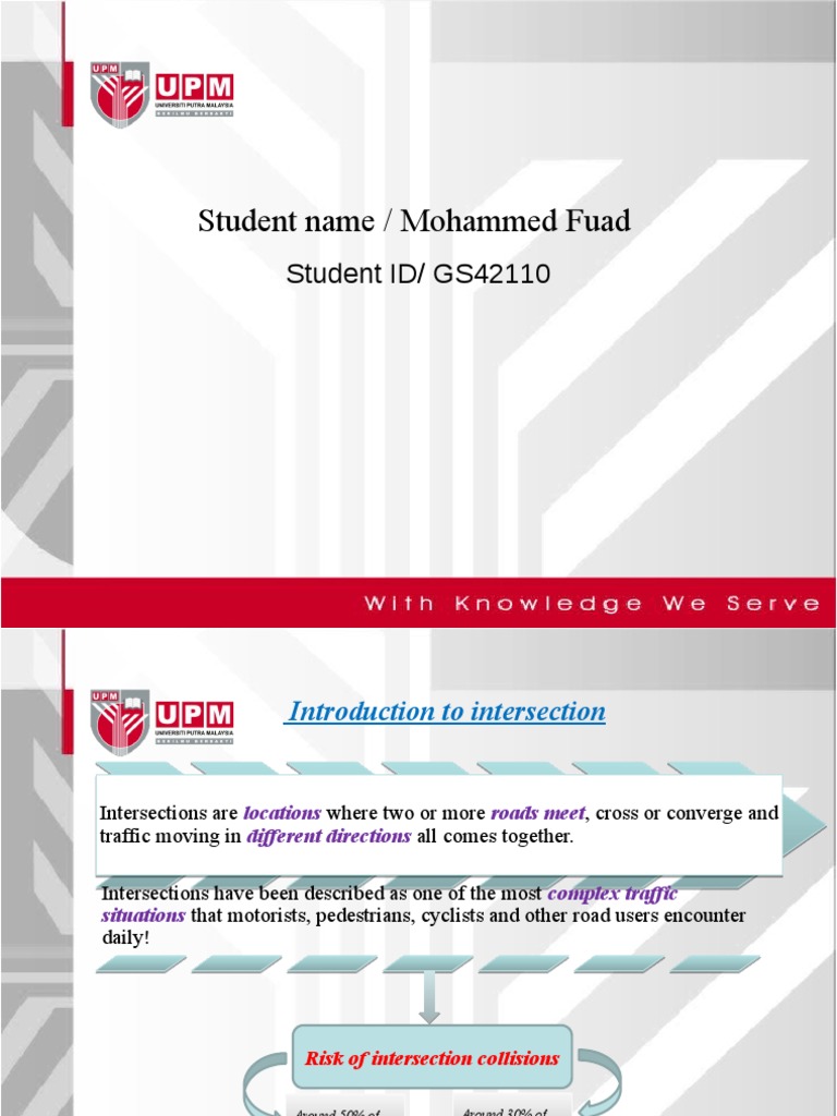 UPM PowerPoint Template for Traffic Safety | PDF | Traffic Collision ...