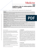 Medicine: Poor Bladder Compliance Due To Malacoplakia With Xanthogranulomatous Cystitis