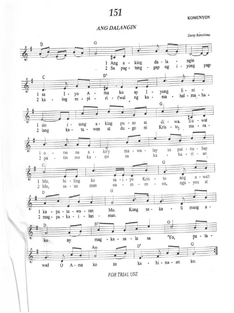 Mga Awit Sa Pagsamba (151-190) PDF | PDF