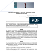 Crecimiento Económico e Inflación Determinantes Del