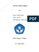 Portofolio Bahasa Inggris Tugas SMA