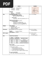 ECG Quick Notes: NV: 60 - 100 BPM