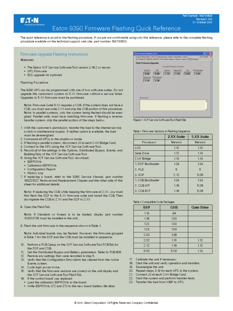 4a 9390 Flashing Quick Reference | PDF | Booting | Flash Memory