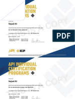 Sajjad Ali: Api 510 Pressure Vessel Inspector