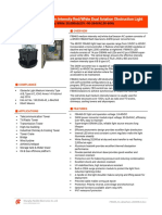 F86465 - AC LED Red-White Dual Medium Intensity Beacon - W 240W Converter - Datasheet - V202008v2current