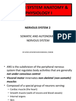 Lecture 8 Nervous System 2 - SOMATIC AND AUTONOMIC NERVOUS SYSTEM