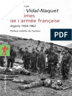 Les Crimes de L'armee Francaise - Vidal-Naquet, Pierre