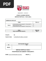 Lpe2501 Writing Portfolio 2